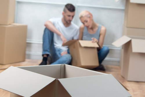 A well-organized relocation scene showing a smooth strand removals process