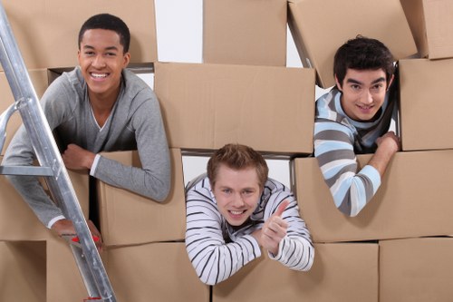 Strand Removals team preparing belongings for a careful and organized move