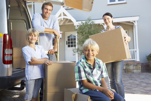 Strand Removals moving process showing safe handling of household or office items